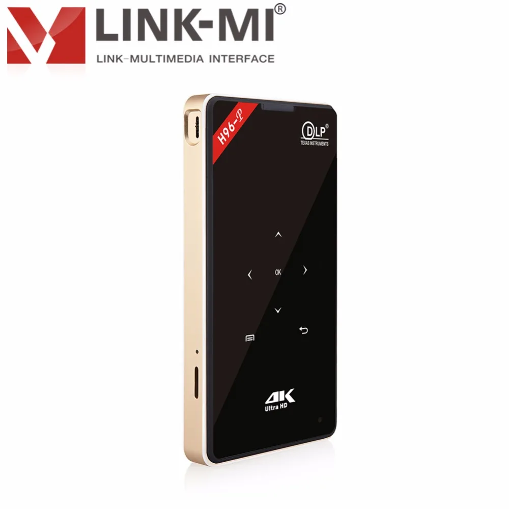LINK MI H96 P (1 г + 8 г) Full HD DLP Smart проекторы android 1 Мультимедиа Видео светодио дный карман