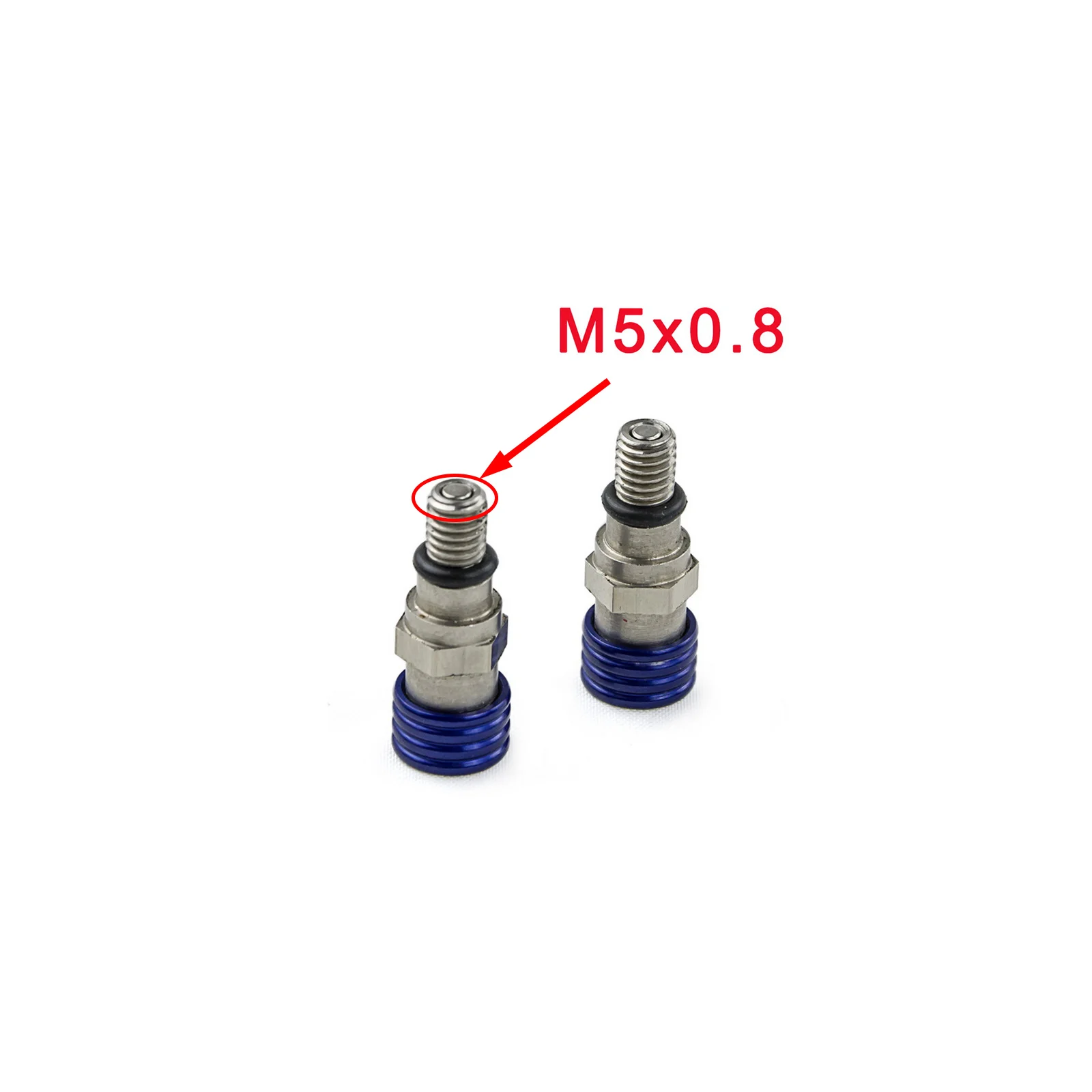 M5x0.8 вилка воздуха Давление Выпускной клапаны сброса для YAMAHA YZ85 YZ125 YZ250FX YZ400F YZ426F