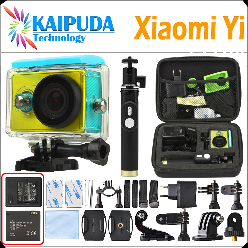 XiaoYi Yi Action Camera Ambarella A7LS 16MP 155D Lens 1080P 60fps wifi Helmet waterproof Camera Sports Cam xiaomi yi
