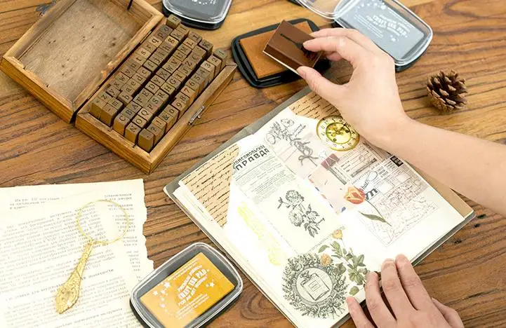 1 шт. Kawaii Большой размер металлик Цвет Inkpad планировщик для скрапбукинга силиконовый штамп поздравительная открытка штамп для росписи чернильные накладки