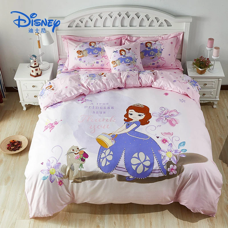 Disney подлинный классический мультяшный Комплект постельного белья 3/4 шт./компл.