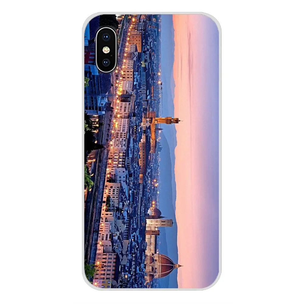 Для Apple iPhone X XR XS MAX 4 4S 5 5S 5C SE 6 6S 7 8 Plus ipod touch Italy landscape мягкие прозрачные