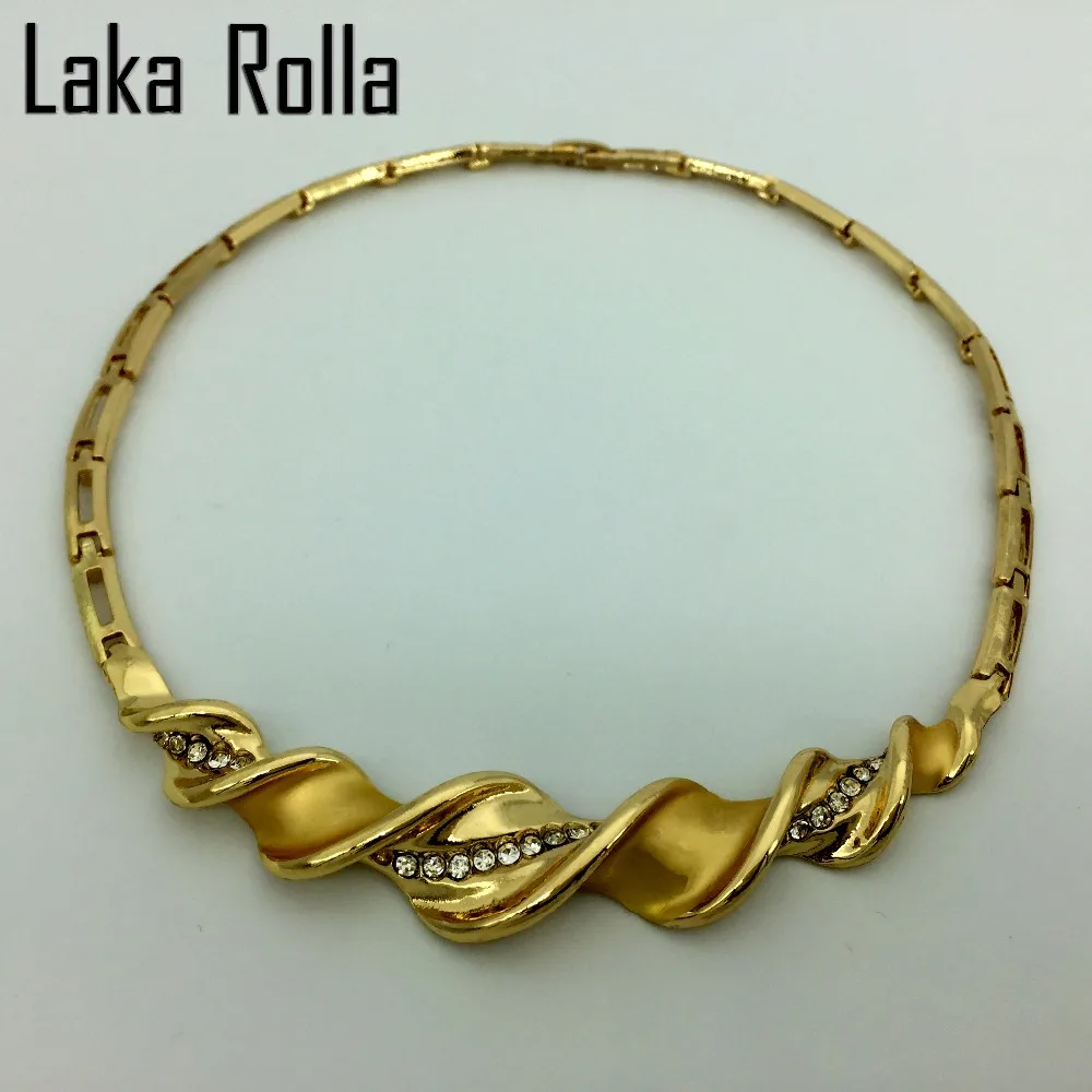 Fashion jewelry set African Nigeria Dubai gold-color bead wedding african beads Engageme | Украшения и аксессуары