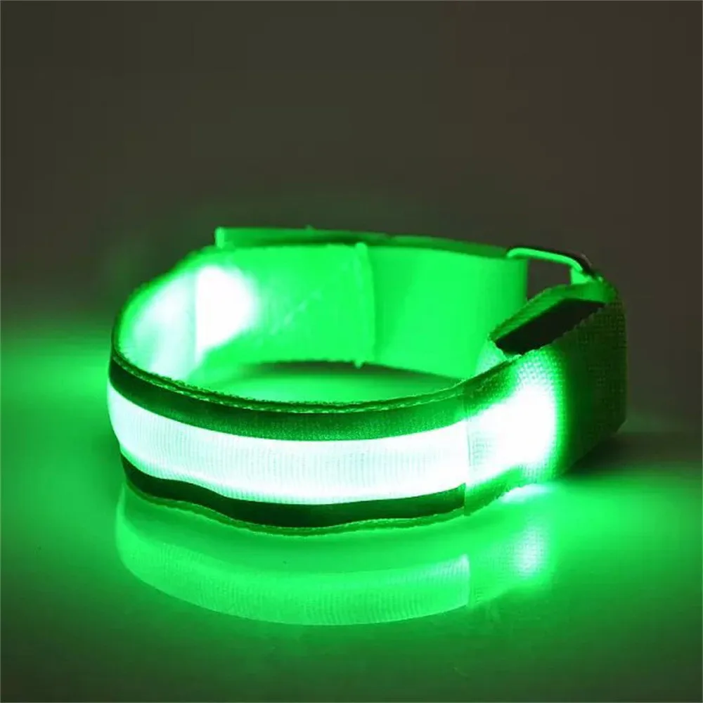 

LED Reflective Light Arm Armband Strap Safety Belt For Night Running Cycling Hand Strap Wristband Wrist Bracelets Dropship 1.39