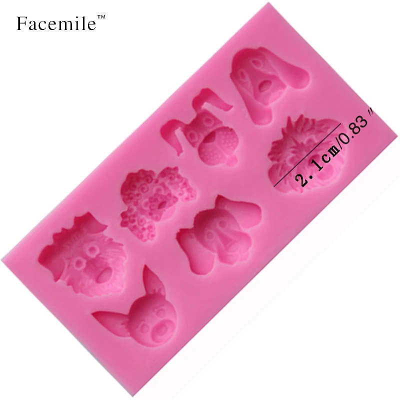 3d кастрюля для мыла и выпечки кухонная утварь печенья Форма собаки помадка