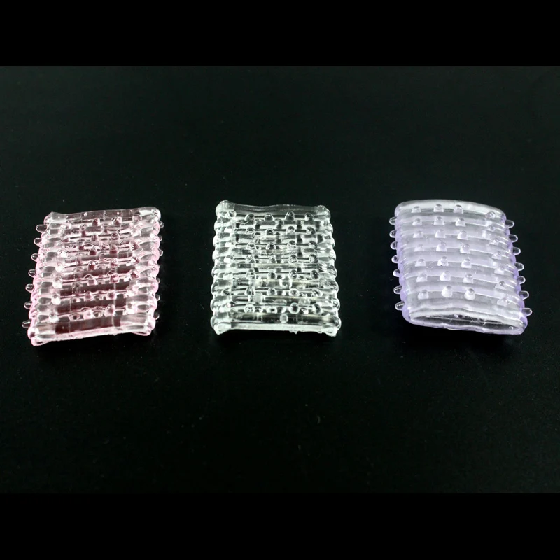 Мужское Силиконовое кольцо для пениса с кристаллами и фиксатором задержки секс