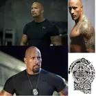 Временная татуировка Dwayne The Rock Johnson, водостойкая Съемная татуировка на руку, быстро и бешено, тату для мужчин, 1 шт.