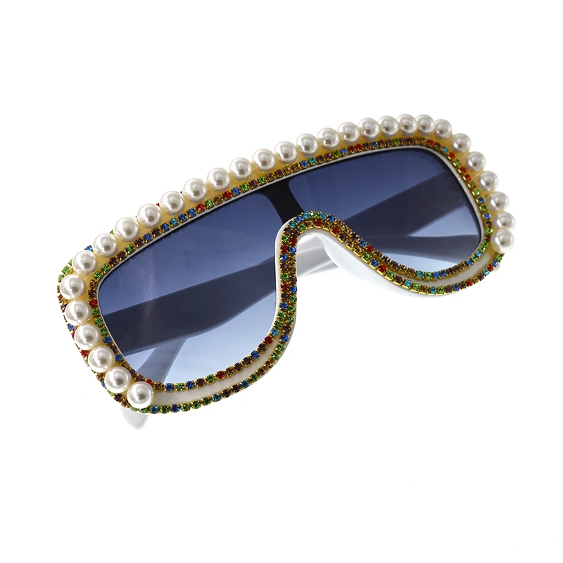 Солнцезащитные очки женские с барочным жемчугом в стиле ретро | Аксессуары для
