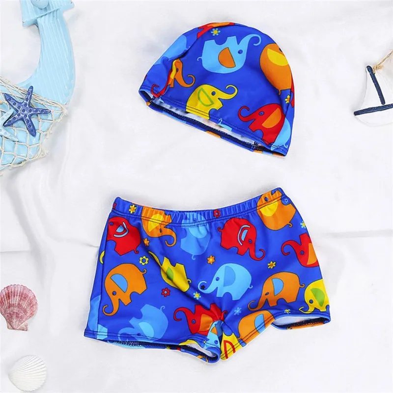 2 предмета одежда для детей ясельного возраста Детский Эластичный пляжный