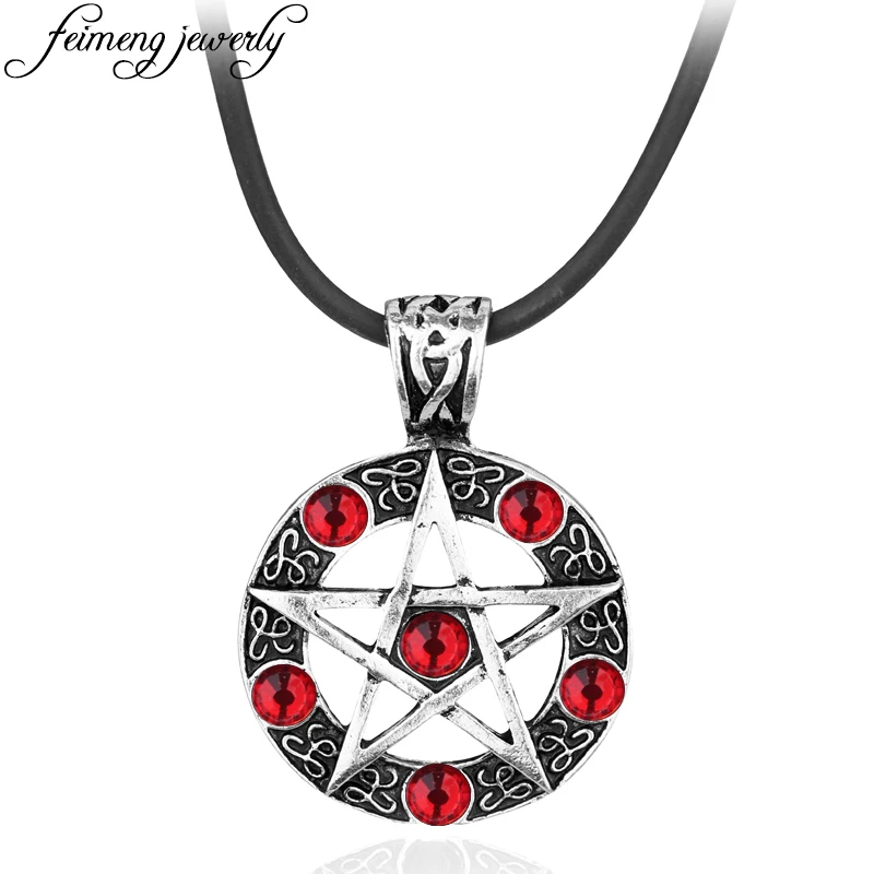 Сверхнатуральное ожерелье Дин Винчестер звезда разразы веревочная цепочка