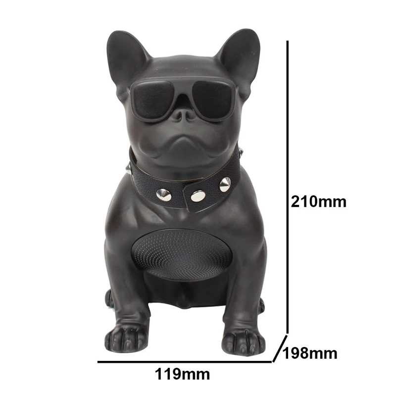 Беспроводная bluetooth колонка Bulldog с поворотной головкой из ПВХ поддержкой tf карты/fm