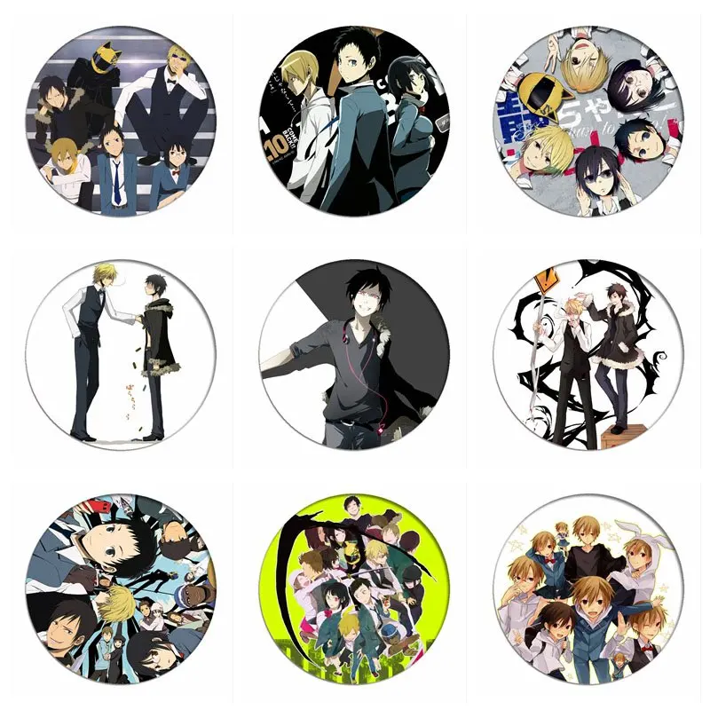 1 шт. DRRR 3Way противостояние DuRaRaRa! Значок косплея селти Стурлусон брошь рюгаминэ Mikado