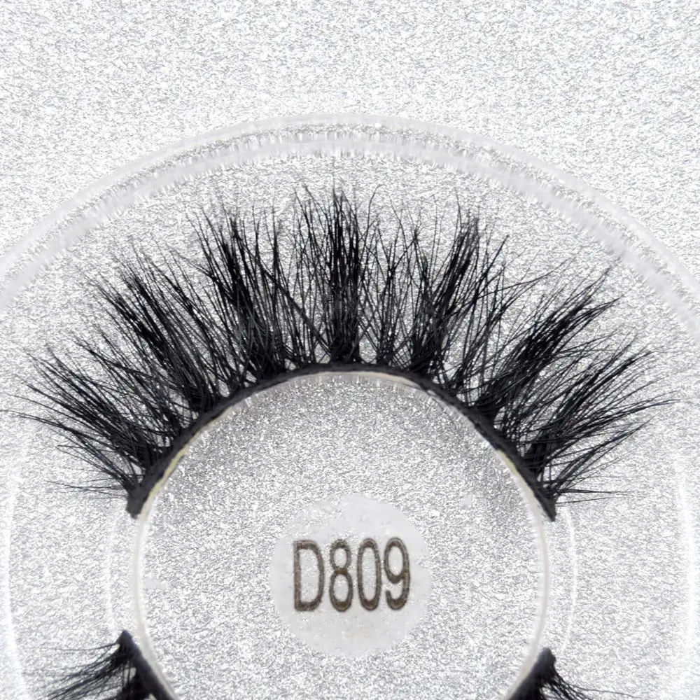 Ресницы 3D норковые ресницы ручной работы крест грязные накладные для