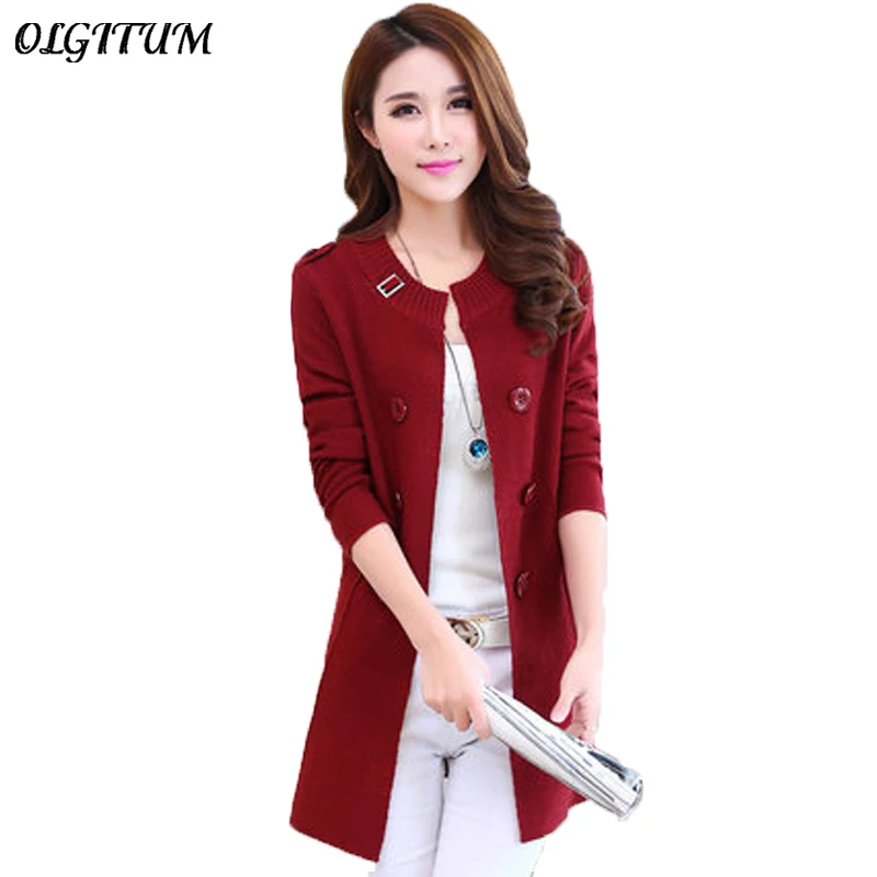 Женский кардиган с длинными рукавами тонкий длинный свитер большого размера в
