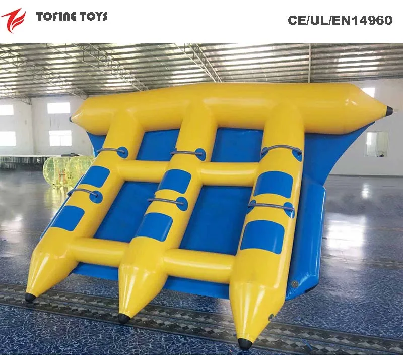 Надувная игрушка-летучая рыба на 6 человек надувная буксируемая трубка-летучая