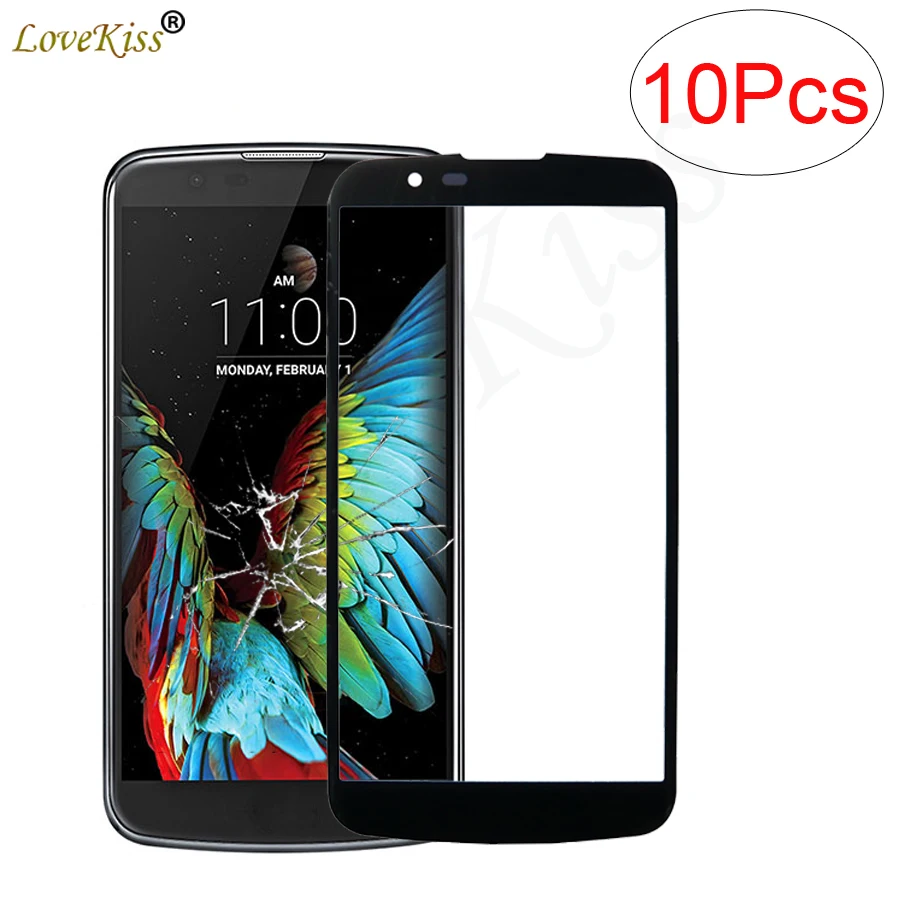 K10 сенсорный экран передняя панель для LG K10 K420 K430 K420N K430DS сенсорный экран сенсор ЖК-дисплей дигитайзер стеклянная крышка Замена