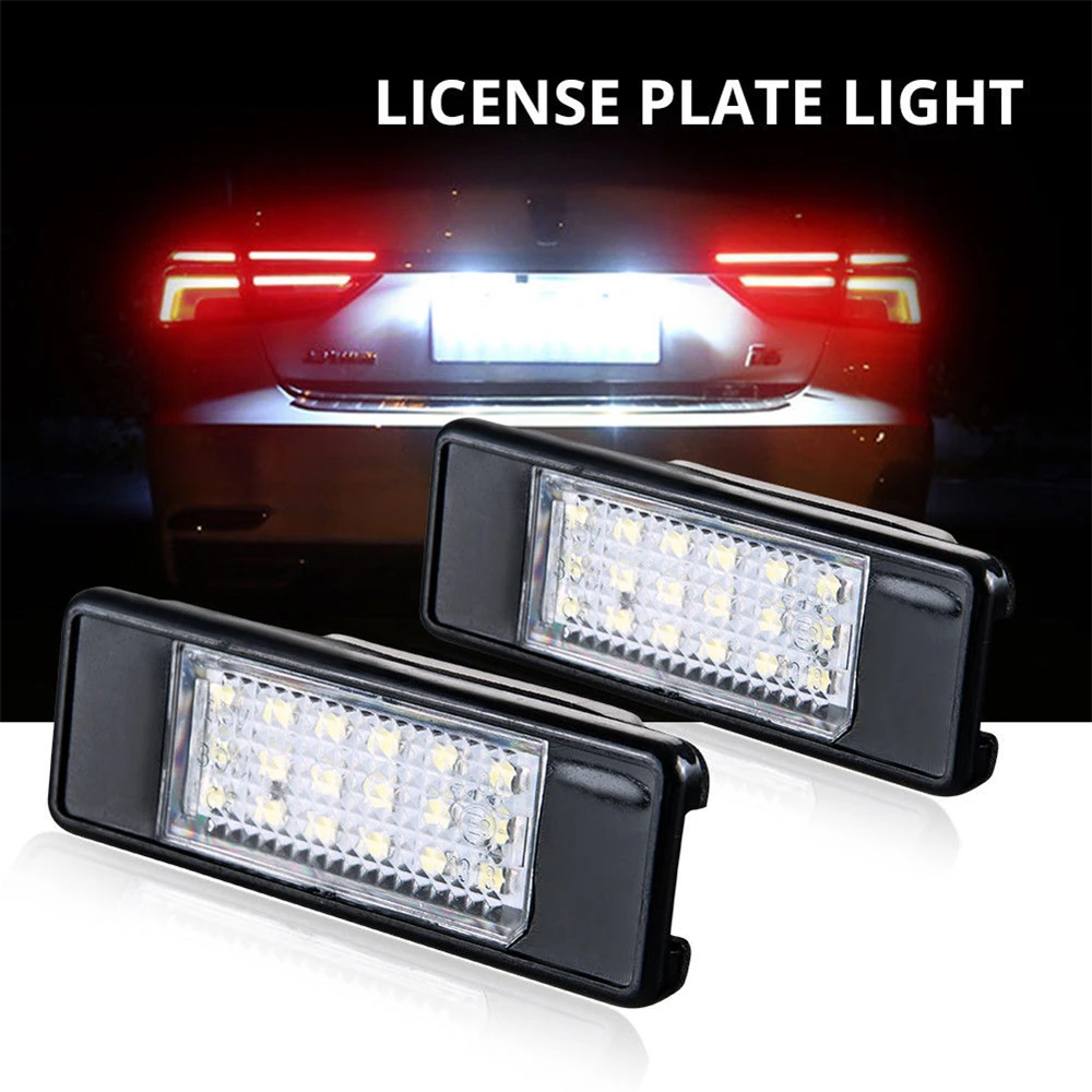 Qcdin для CITROEN 18 светодиодов автомобиля Подсветка регистрационного номера 3528 SMD сигнальная лампа белый 6500 K для Berlingo Estate Ван C2 C3 C4 C5 C6 C8 DS3