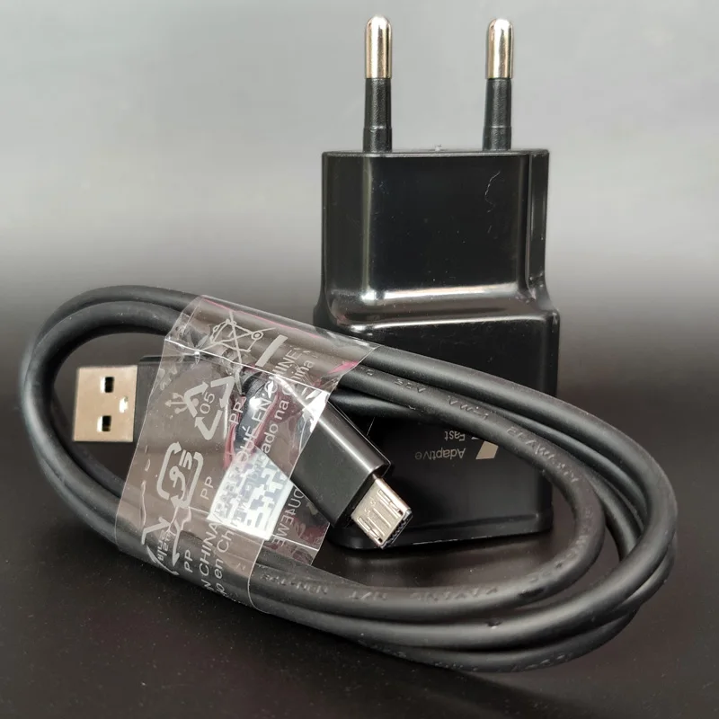 For Samsung S7 S6 S5 Fast Charger 9V 1.67A Travel Charge Phone for A5 A6 A7 A8 J5 J7 J8 Micro USB Data Cable | Мобильные телефоны и