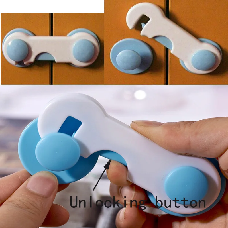 4 шт. пластиковые замки для безопасности детей|Засовы| |