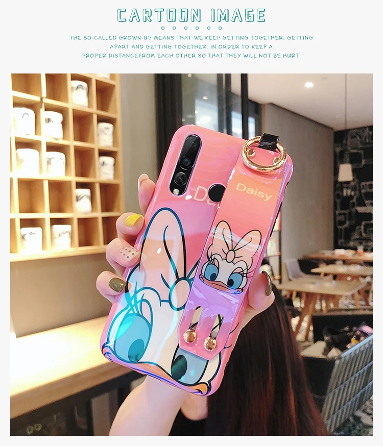 Для huawei p30 ремешок мягкий чехол для телефона для huawei p20 pro V20 honor10 nova4 3e 2S Дональд Дейзи Дак blue ray чехол