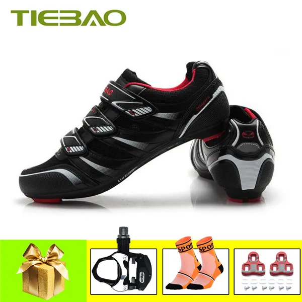 pedals for 1428 R Tiebao обувь для велоспорта для мужчин и женщин, обувь для шоссейного велосипеда, обувь для педалей, SPD-SL, самозакрывающаяся дышащая обувь для велоспорта, кроссовки - Цвет: pedals for 1428 R