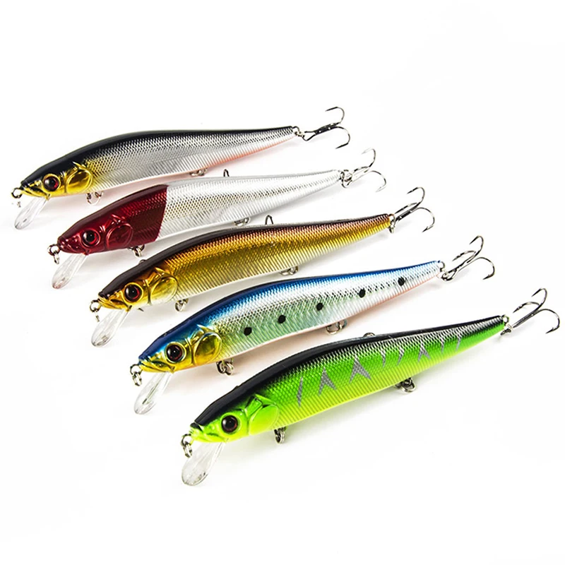 10 штук жесткая Приманка Minnow приманки для ловли рыбы бас свежая соленая вода