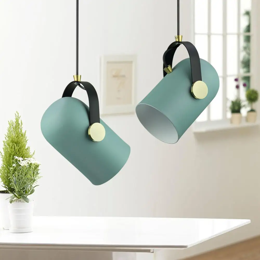 Современные подвесные светильники Lustre Luminaire Hanglamp железная лампа абажур для