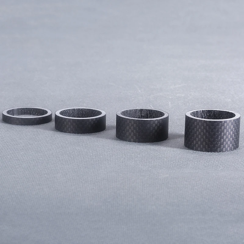 

Ultralight 27g 4Pcs/set 3K Matte Full Carbon Fiber Bicycle Headset Bike Spacer 5/10/15/20mm Fit 28.6mm Fork