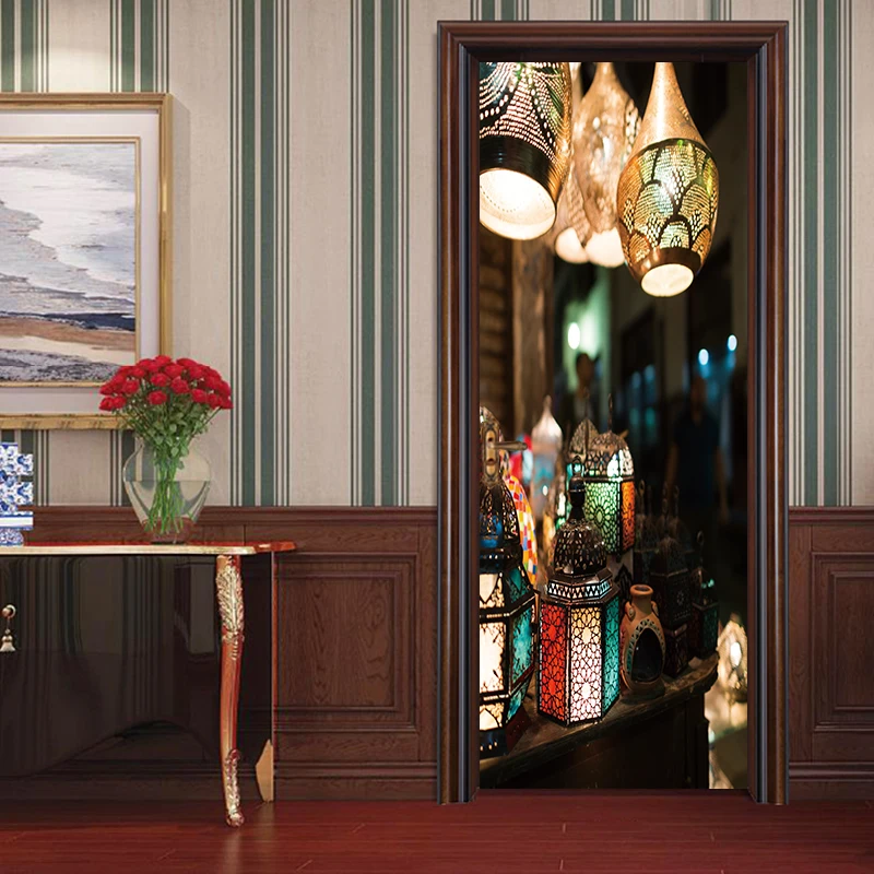 77*200 см изящный дизайн европейская атмосфера глазурованные лампы масляная краска