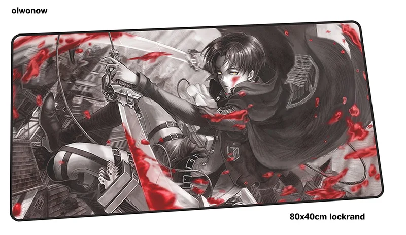 Size 800x400x3mm Коврик для мыши attack on titan 800x400x3 мм 3d игровой коврик для геймера модная игровая компьютерная настольная клавиатура со встроенной мышью большие игровые коврики - Цвет: Size 800x400x3mm