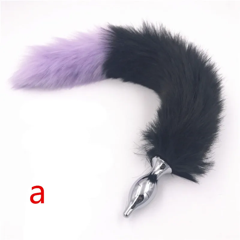 Анальная пробка 3 размера анальная из нержавеющей стали черный и фиолетовый топ