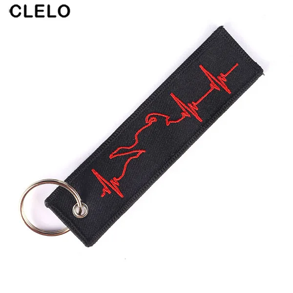 Style 5 CLELO, аксессуары для путешествий, вышитая бирка для багажа, брелок на цепочке, дорожная сумка, бирка, модный подарок для авиационных подарков - Цвет: Style 5