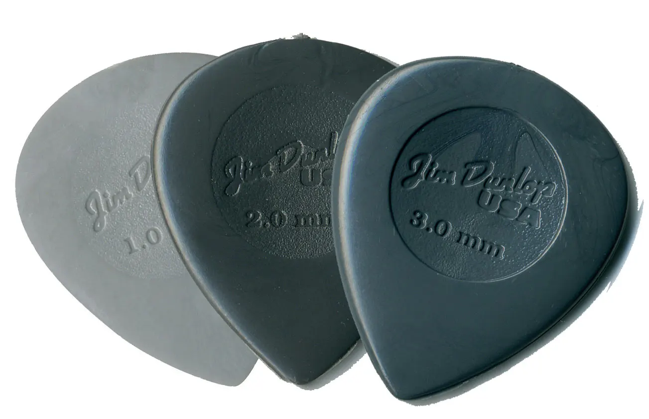Большой синтетический нейлоновый медиатор для гитары Dunlop 1 0 мм 3 шт.|nylon guitar|picks