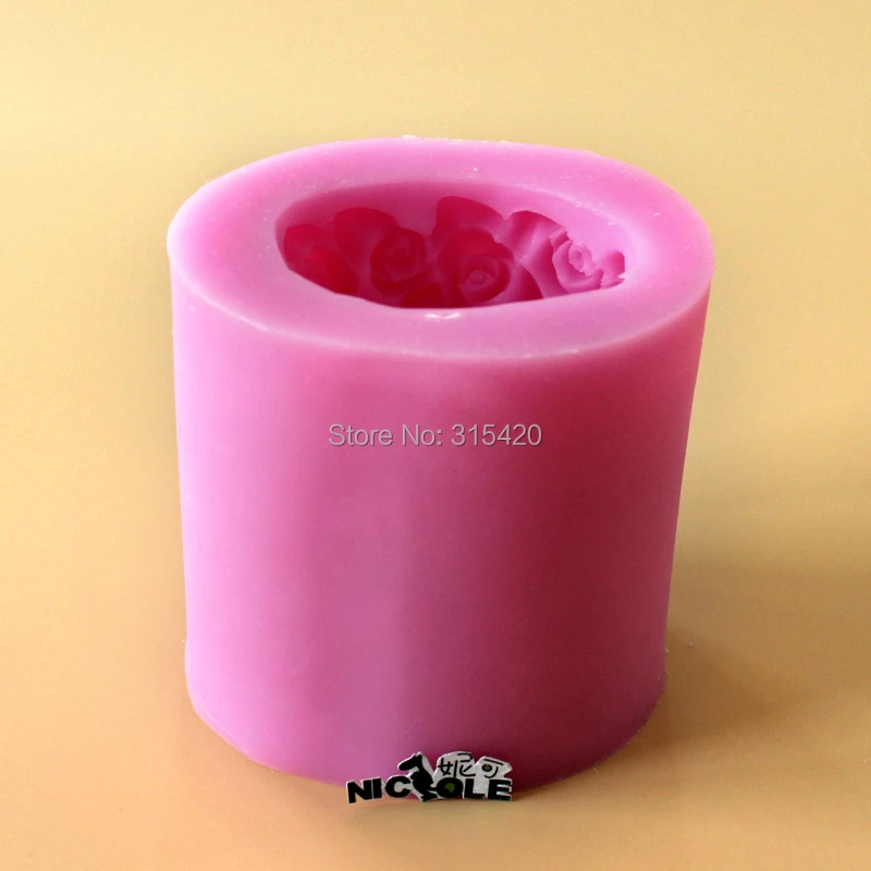 Nicole LZ0137 ручной работы 3D в форме сердца силиконовая Свадебная свеча делая формы для Святого Валентина день заводской выход