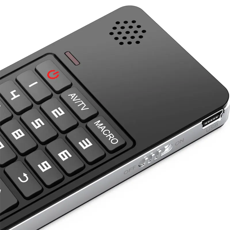 Rii K13 русская/французская/испанская мини беспроводная клавиатура Fly Air mouse Combos Mircophone динамик ИК пульт дистанционного обучения для ПК tv Box