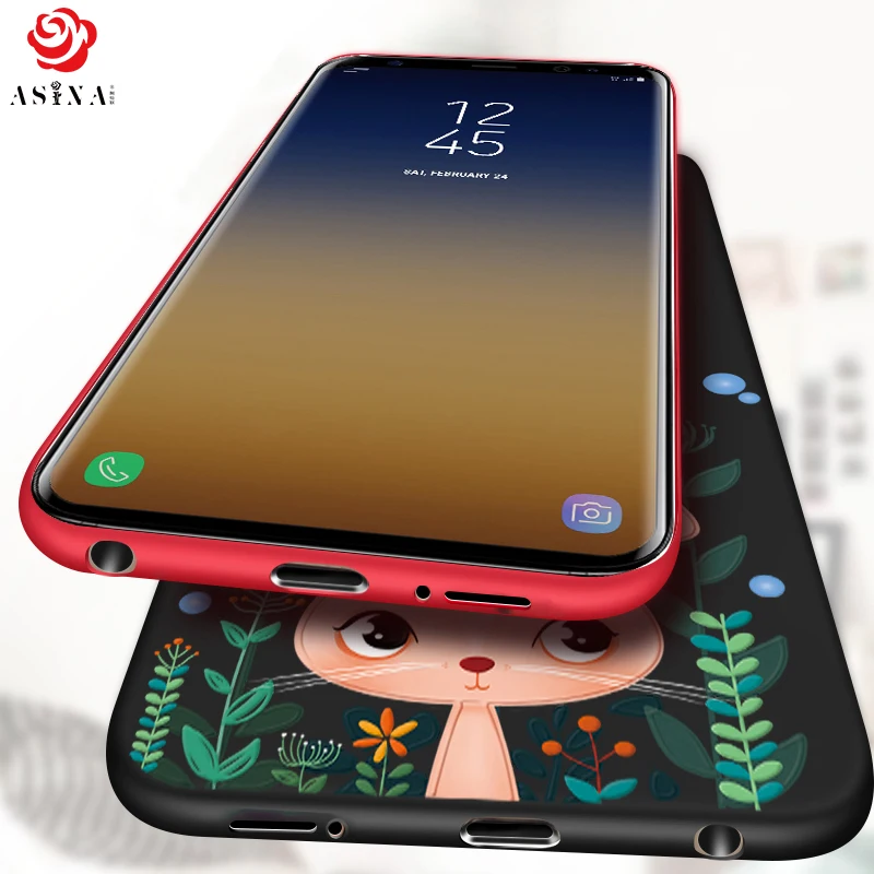 Силиконовый чехол ASINA для Samsung Galaxy S9 с милым объемным изображением животных Plus