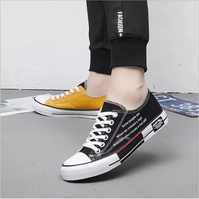 Популярные парусиновые кроссовки в стиле хип-хоп для любителей повседневной