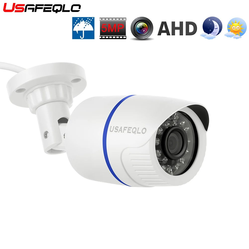 5.0MP AHD камера видеонаблюдения Водонепроницаемая 24 шт. светодиоды ночного видения