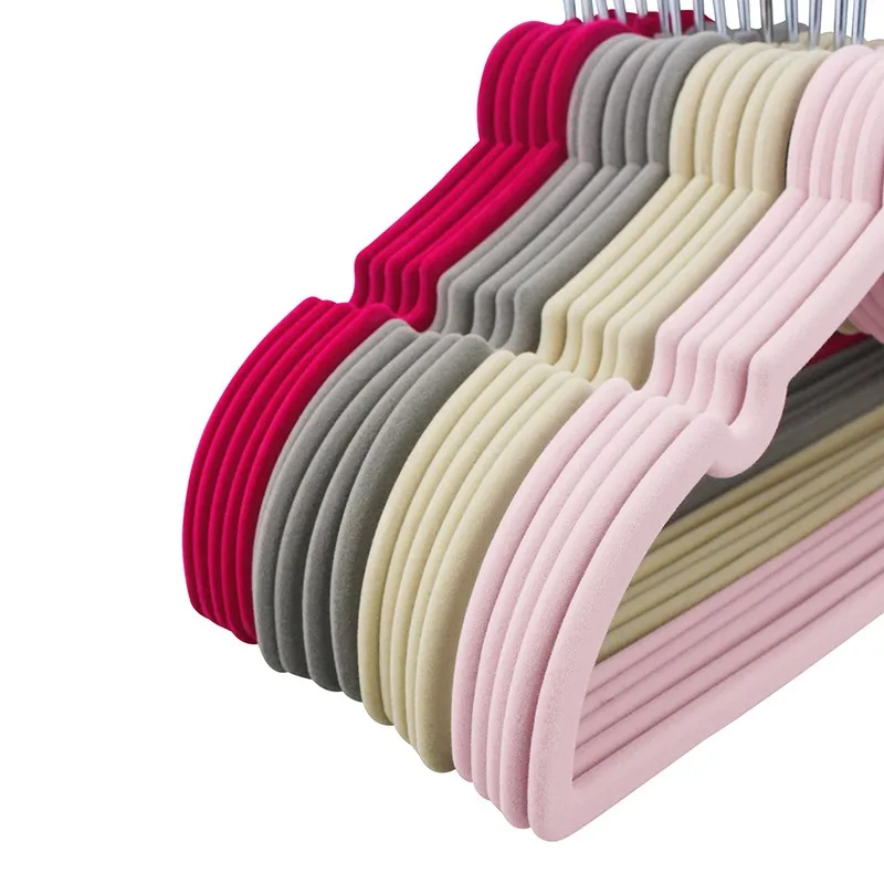 10 шт./лот 33 см вешалка для одежды в форме сердца флокирующие вешалки детей