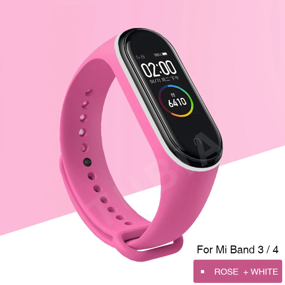 Clear mi Band 4 3 ремешок на запястье для Xiaomi mi Band 3 4 Браслет Силиконовый mi band 3 4 NFC аксессуары Smart mi band 4 Correa