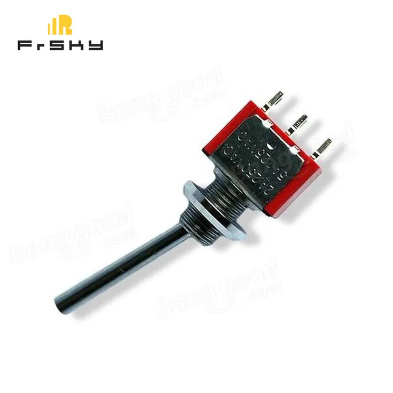 New! FrSky ACCST Taranis Q X7 Spare Part Transmitter 3 Position Long Toggle Switch with Nuts For RC Model Multirotor Parts | Игрушки и