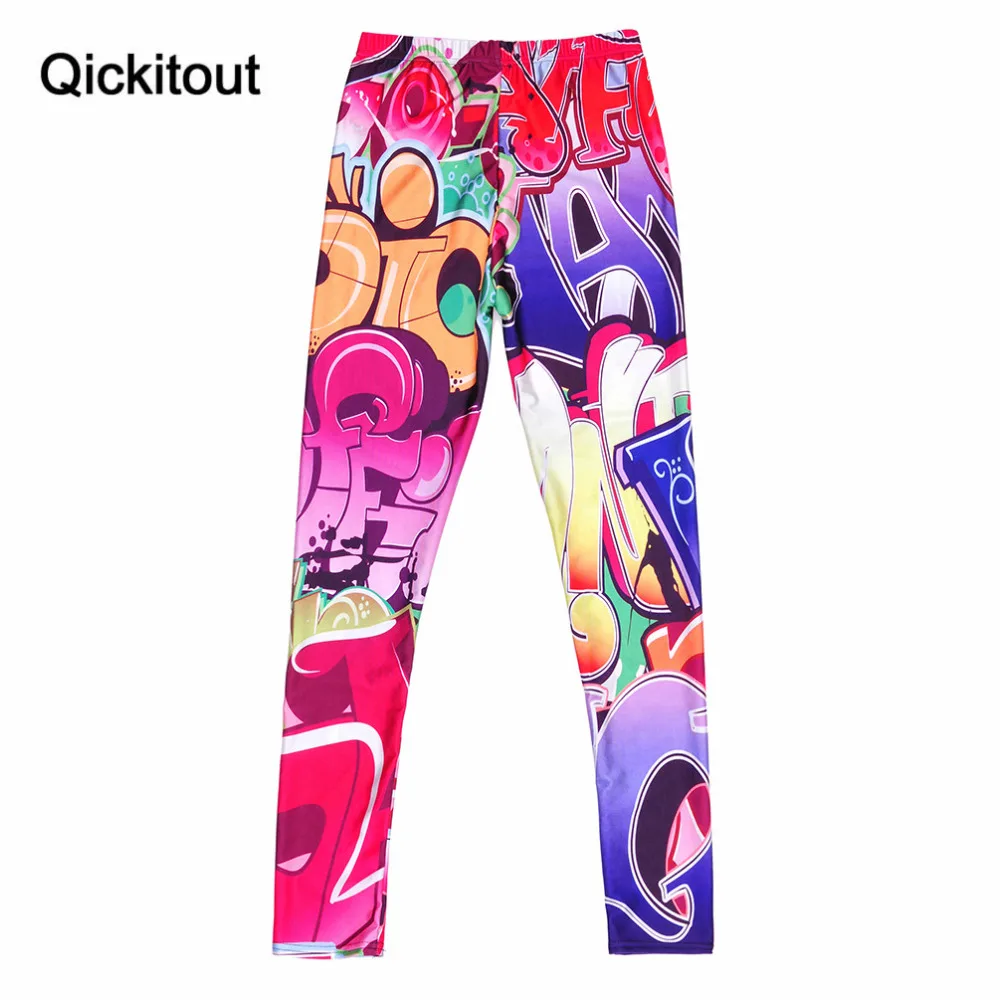 Qickitout леггинсы 2016 летние стильные сексуальные модные женские для фитнеса новые