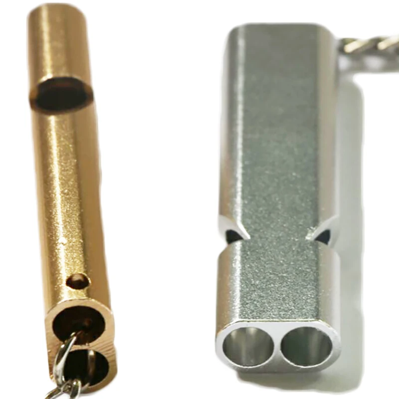 Новое поступление мини Карманный Брелок 120 дБ с двойной трубкой защита от свистка