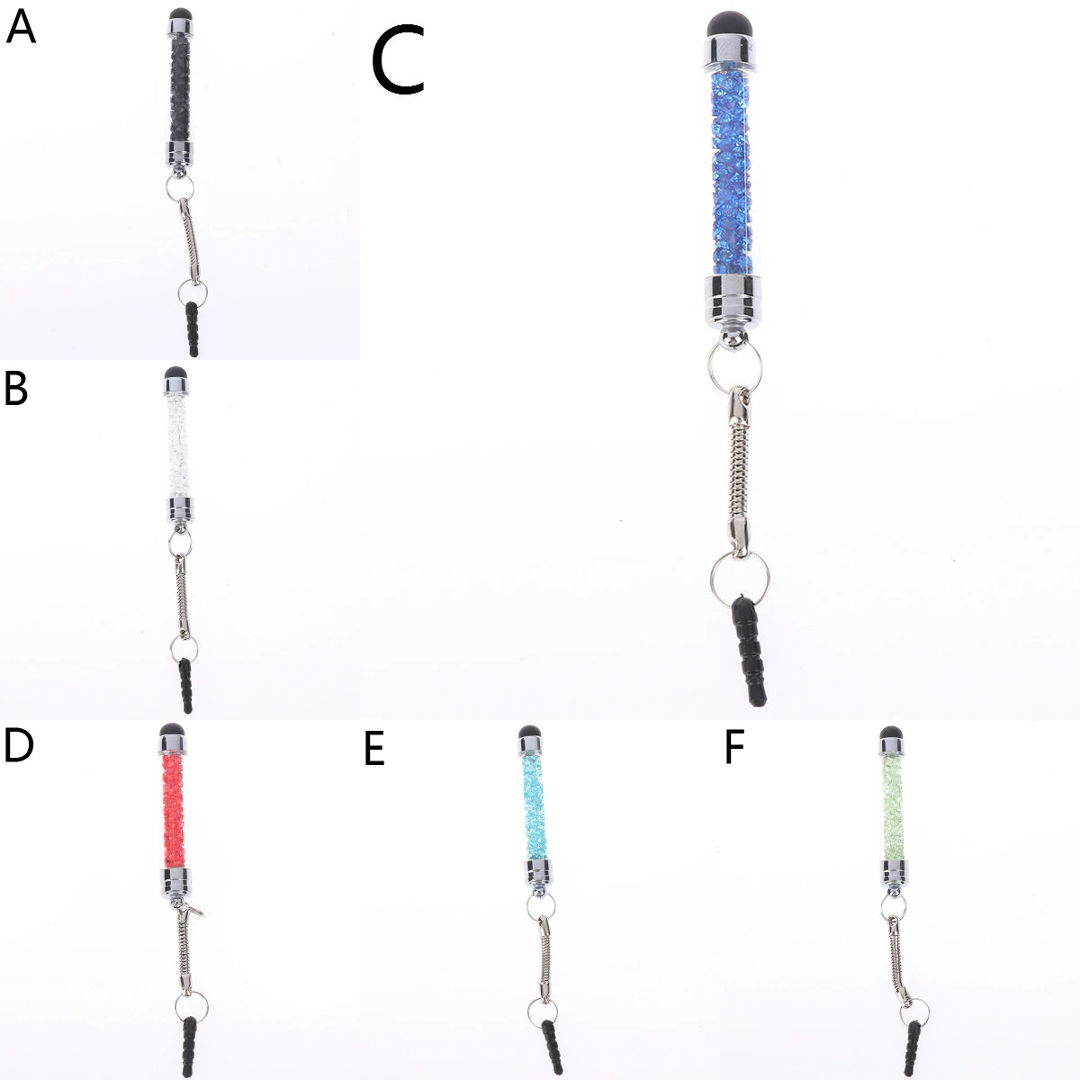 Стилус для планшетных ПК сенсорный Экран мини бриллиантами 3 5 мм наушники Порты и