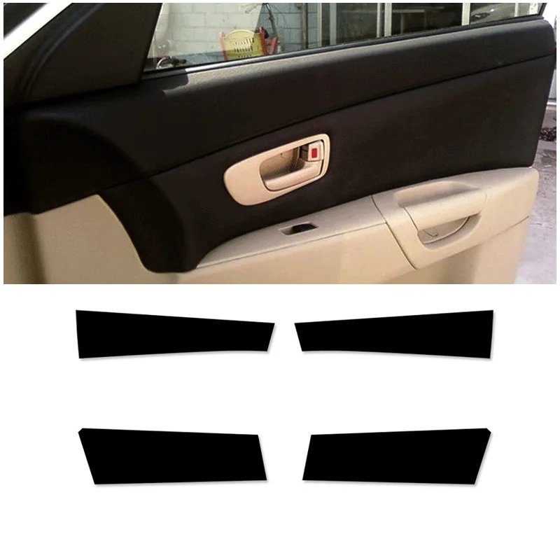 SRXTZM для Mazda 3 2004 2005 2006 2007 2008 2009 4 шт./компл. внутренняя отделка из Микрофибры Двери Панель Защитная крышка Накладка