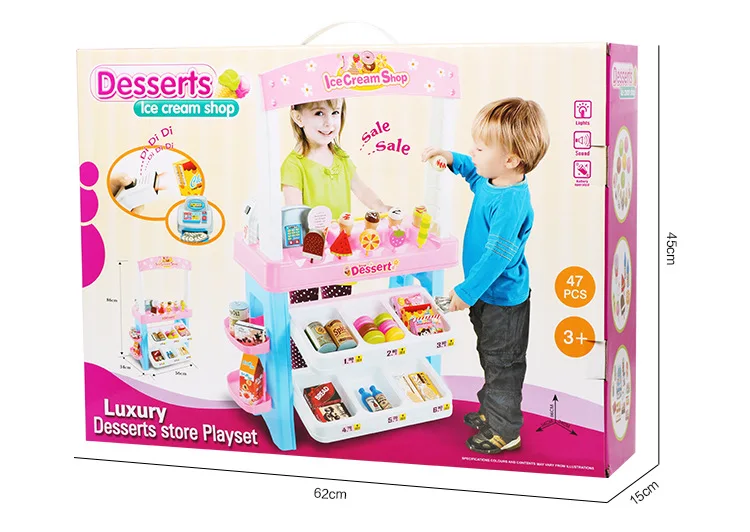 Моделирование 86 см два цвета Детский подарок Магазин мороженого детский игровой