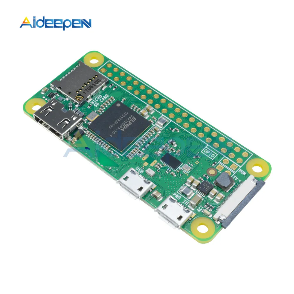 Для Raspberry Pi Zero W V1.3 1 ГГц 512 Мб со встроенным беспроводным модулем Wi-Fi и Bluetooth+ плата расширения с двумя портами Micro USB