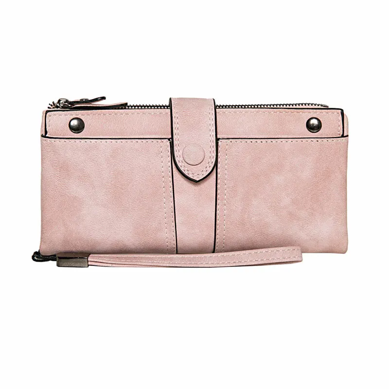X895 pink COWATHER, длинный клатч, кошелек для женщин, высокое качество, кожзам, женский кошелек,, дизайн, carteira feminina X895 - Цвет: X895 pink