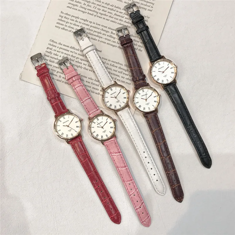 OL простые классические римские ультратонкие женские повседневные наручные часы