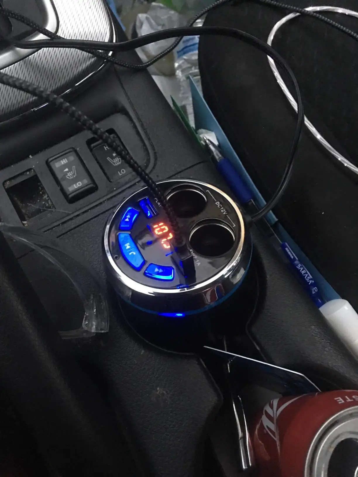 Автомобильное зарядное устройство несколько портов телефон автомобильное зарядное устройство станция 12 В/24 В 120 Вт два usb порта 3.1A с 2 автомобильный прикуриватель сплиттер